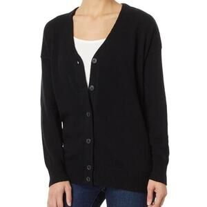 Madewell Harlow V Neck Relaxed Wool Cardigan Sweater US Women's XS New